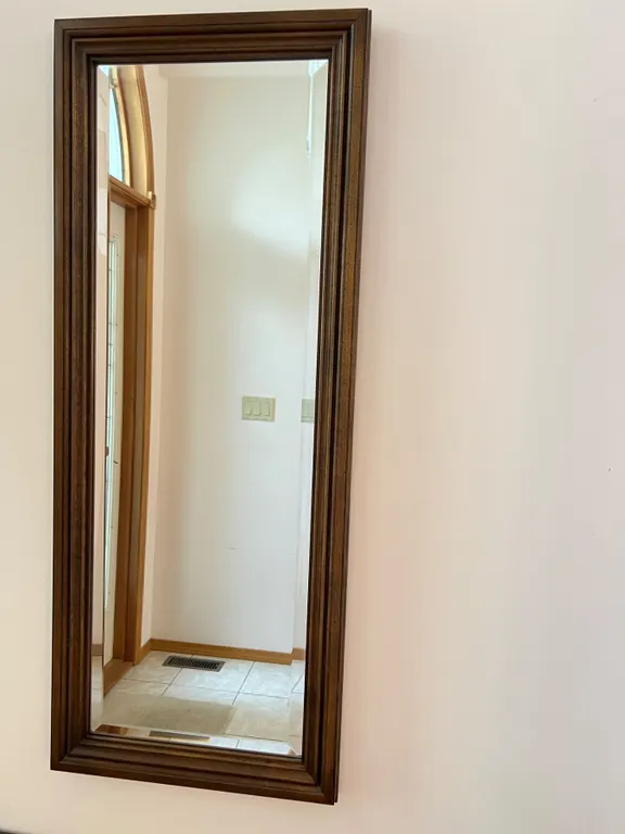 Wooden Hall Mirror