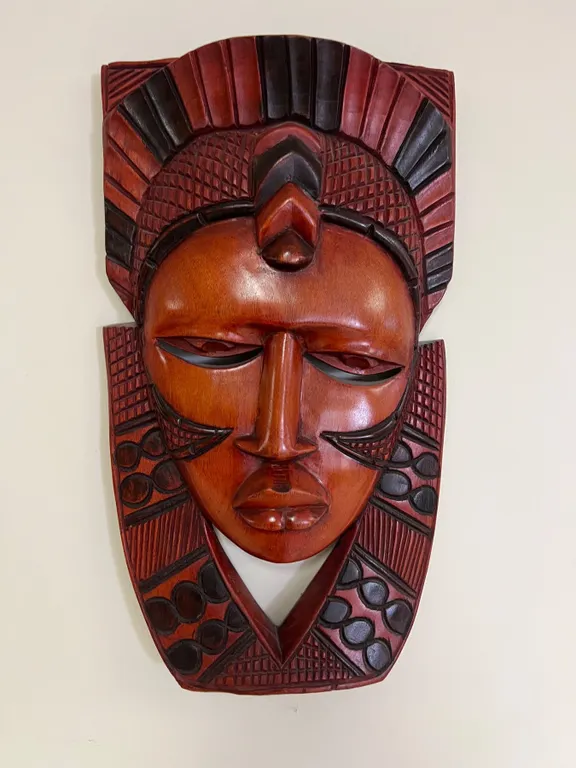 Carved Wooden Wall Mask