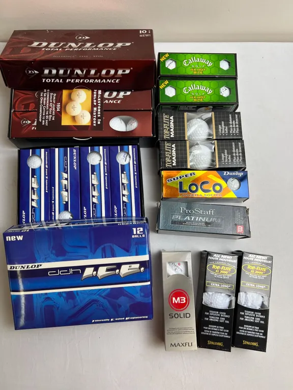 Variety of New Golf Balls