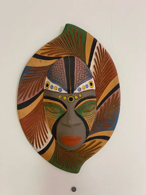 Terracotta Wall Mask from Cuba