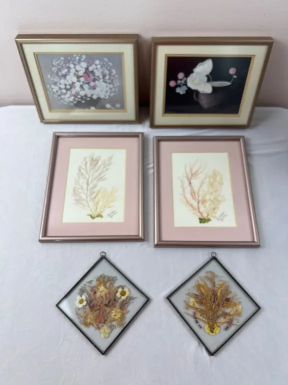 Framed Floral Art Pieces