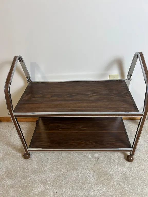 Two-Tier Cart on Wheels