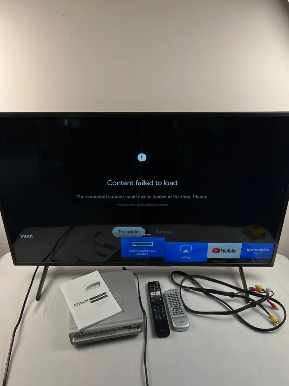 Sony 43" Tv with DVD Player