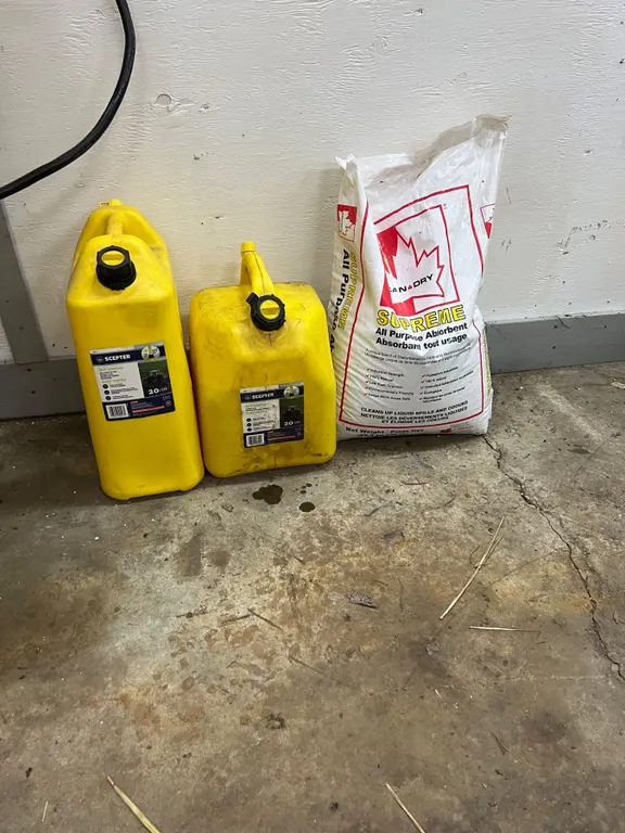 Diesel Jerry Cans and Spill Absorbent