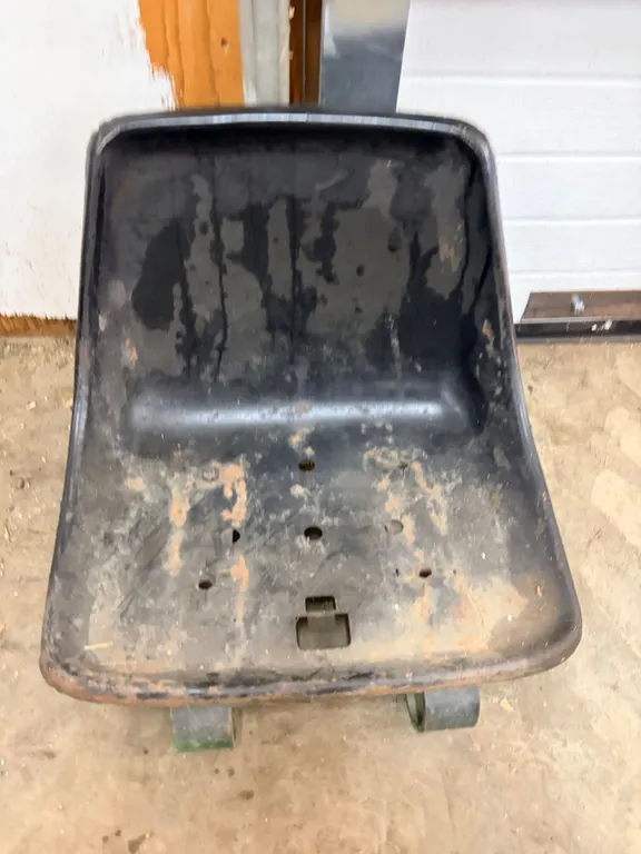 John Deere Metal Tractor Seat