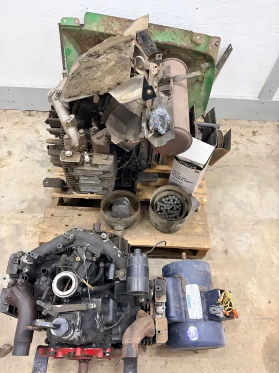 Scrap metal and vehicle parts lot