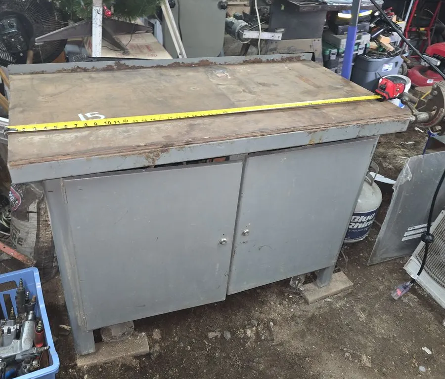 Metal Woodshop Work Bench