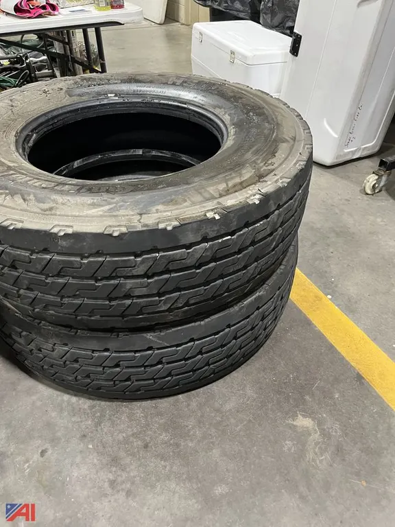 (2) Truck Tires, 315-80-22.5