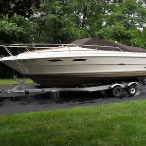 1985 Sea Ray 210 Cuddy Cabin Boat and Trailer