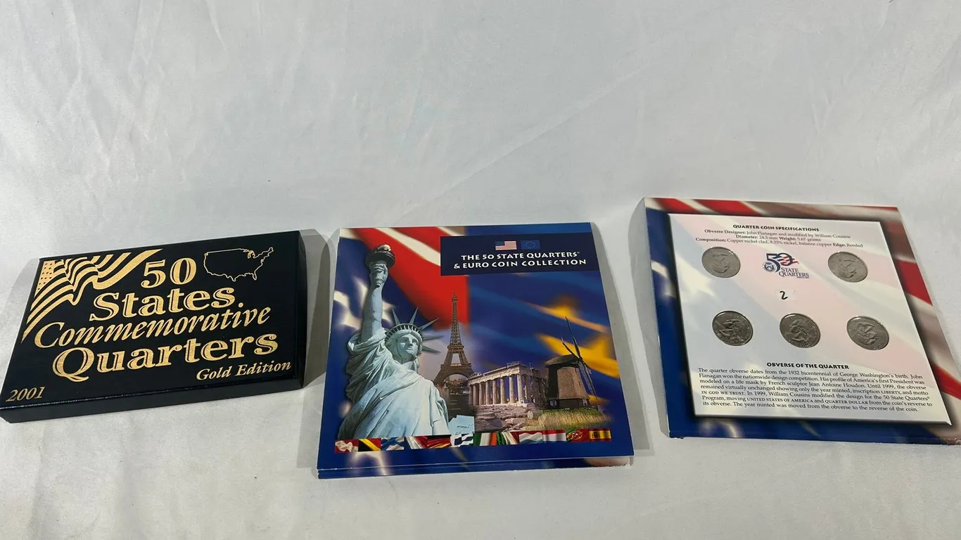 (3-5) PACK US MINT QUARTER COLLECTION