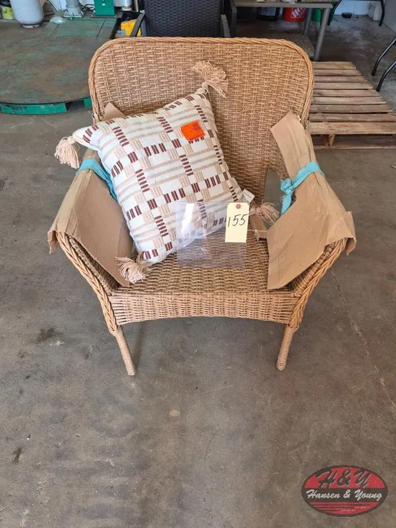 New Outdoor Chair with Pillow
