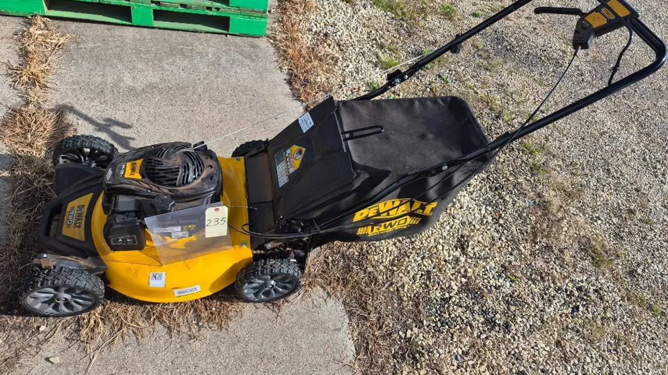 Rear Wheel Drive 2-in-1 Gas Self Propelled Walk Behind Lawn Mower