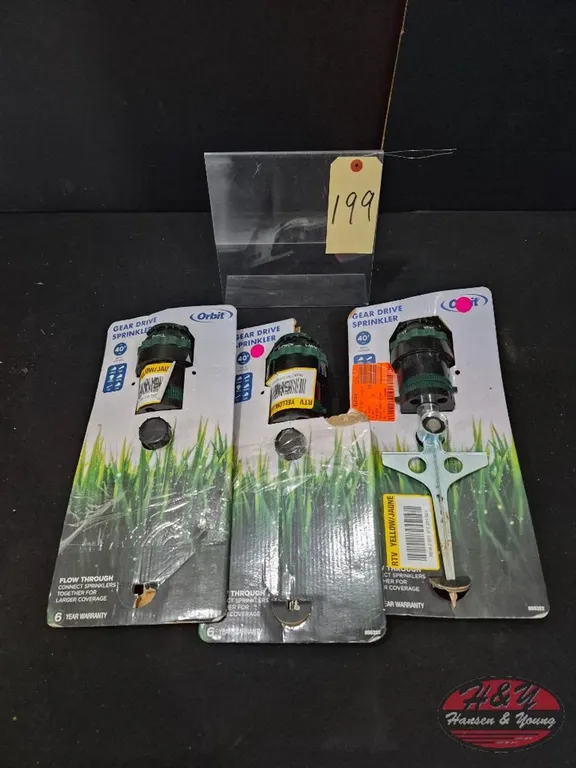 (3) 6-Pattern Gear-Drive Sprinkler