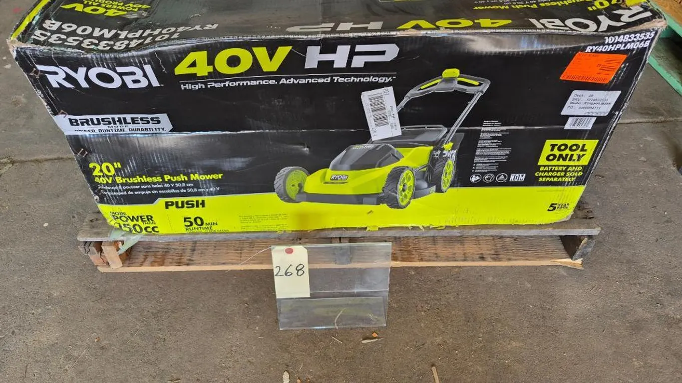 Cordless Battery Walk Behind Push Lawn Mower