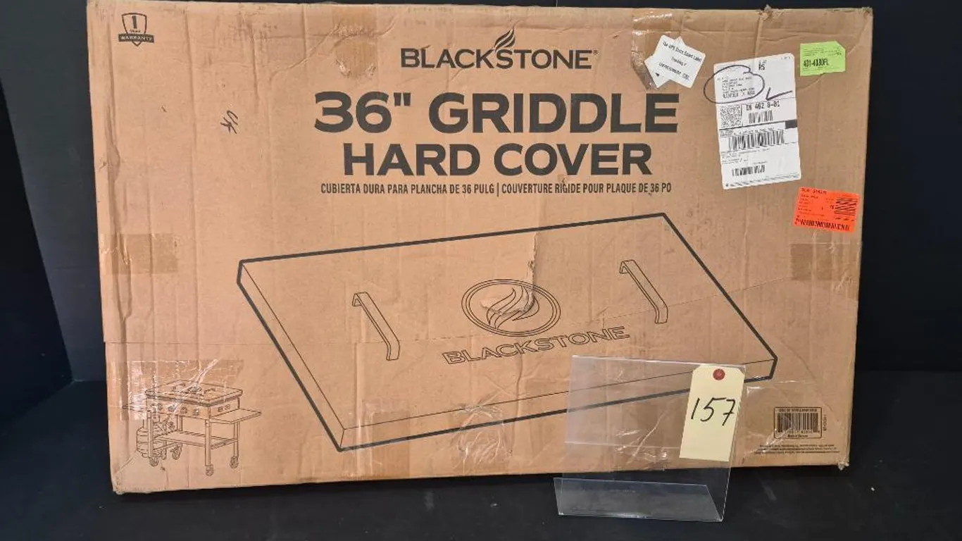 New Black Griddle Cover