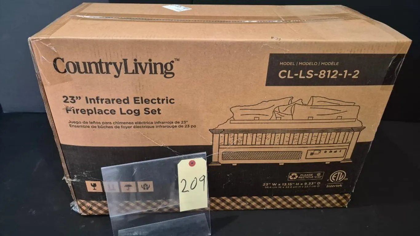 Electric Fireplace Log Set Heater