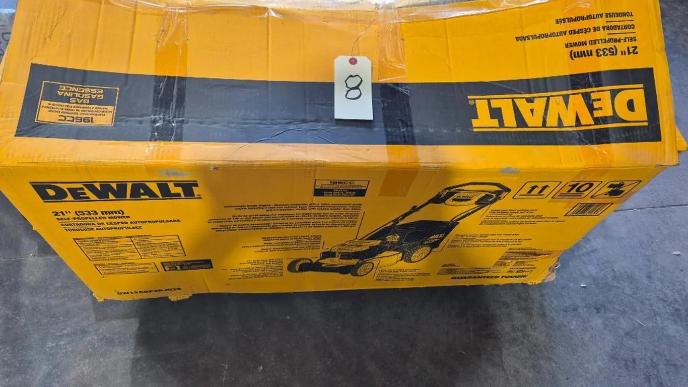 Brand New Dewalt 21 in. 196cc E-GOV Engine 3-in-1 Gas RWD Self-Propelled Lawn Mower