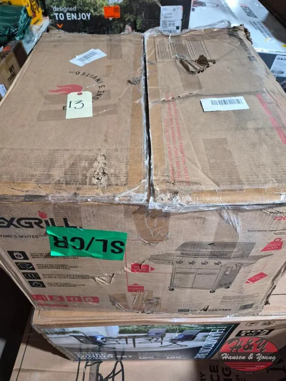 Brand New Nexgrill 4 Burner Stainless Steel Propane Gas Grill with Side Burner