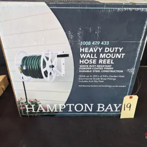 New Hampton Bay 200 ft Wall Mount Hose Reel