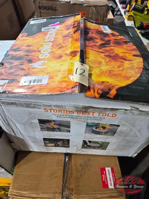 Brand New Yukon 2.0 in.,27 in. x 17 in. Stainless Steel Wood-Burning Fire Pit