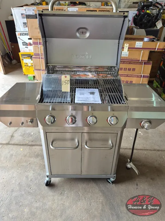 Brand New SS 4 Burner Grill