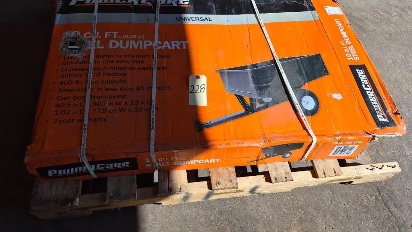 Lawn Mower Dump Cart