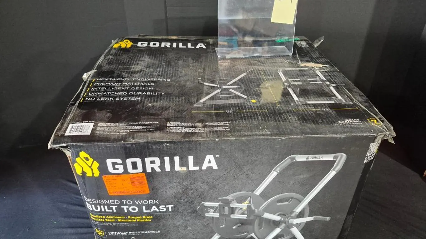 Gorilla 200 ft. Aluminum Zero Rust Premium Mobile Hose Reel