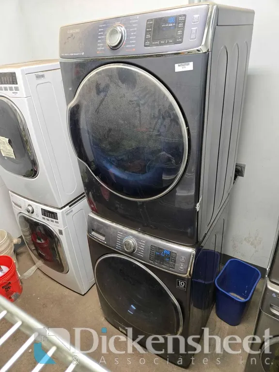 SAMSUNG FRONT LOAD WASHER DRYER STACK