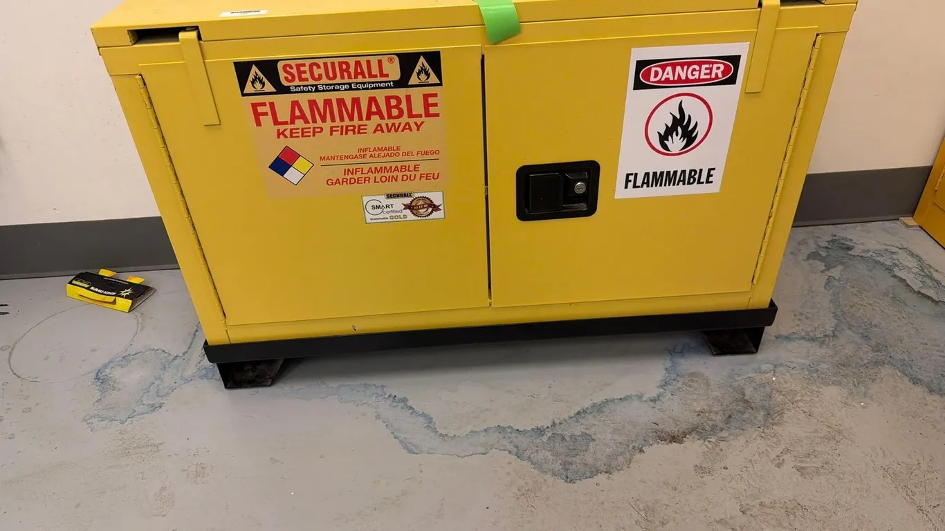 SECURALL FLAMMABLE STORAGE CABINET