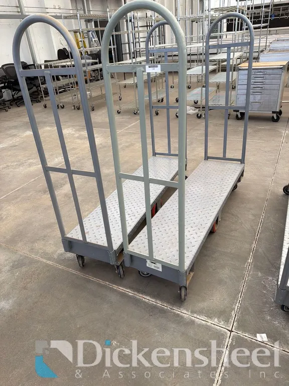 (2) HANDY EQUIP / PLATFORM CARTS