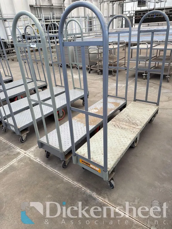 (2) HANDY EQUIP / PLATFORM CARTS