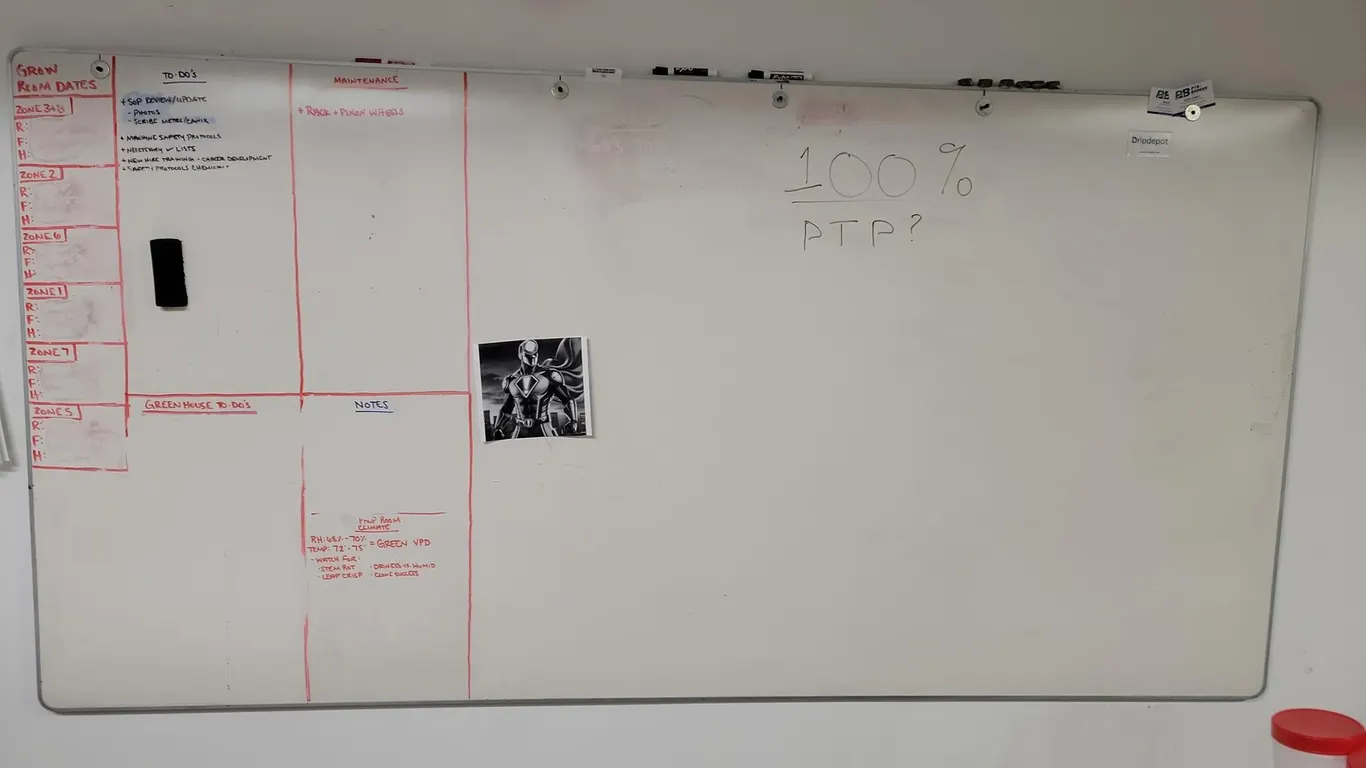WHITE DRY ERASE BOARD
