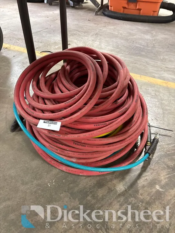 LOT OF AIR COMPRESSOR HOSES