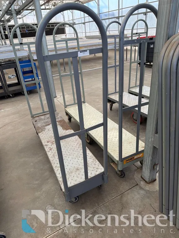 (2) HANDY EQUIP / PLATFORM CARTS