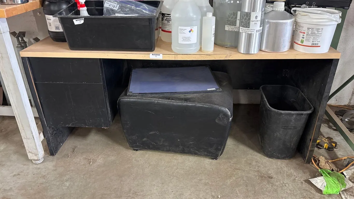 WOODEN LAMINATE WORKTABLE ONLY