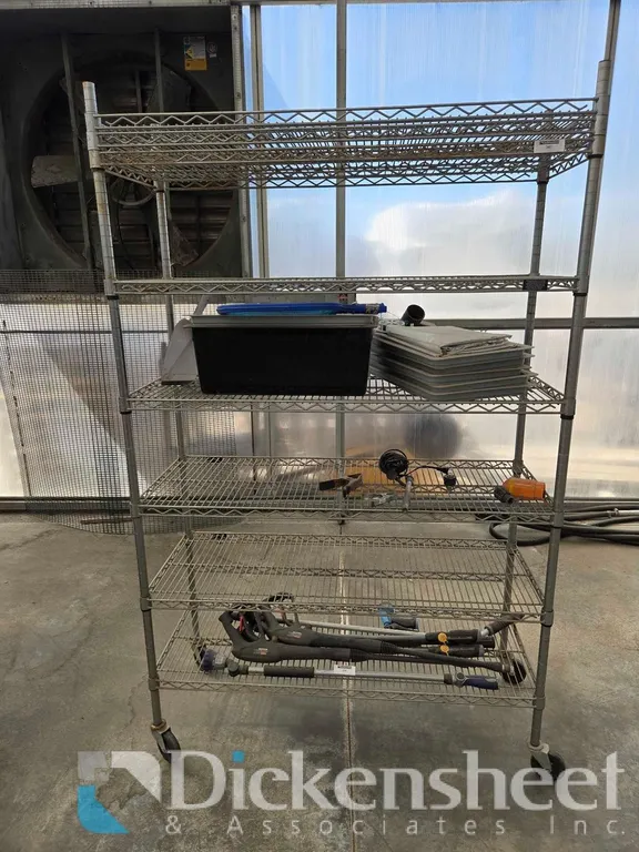 METRO STYLE SHELVING ON CASTERS