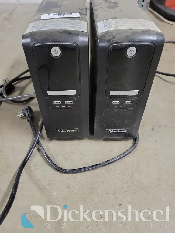 (2) CYBER POWER AUXILIARY POWER SUPPLY TOWERS