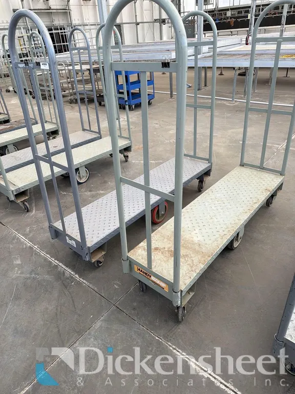 (2) HANDY EQUIP / PLATFORM CARTS