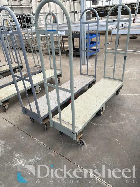 (2) HANDY EQUIP / PLATFORM CARTS