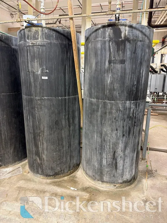 (2) MOLDED PLASTIC TANKS