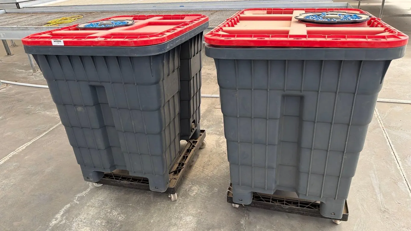(2) BULK CONTAINERS
