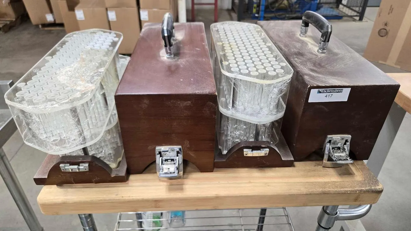 FREE ROLL MIXERS WITH CASES, QTY (2)
