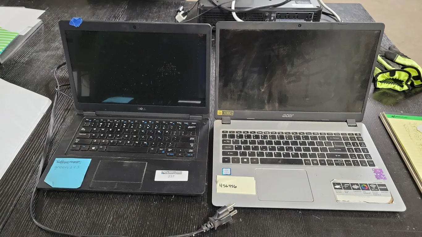 (1) DELL, (1) ACER LAPTOP