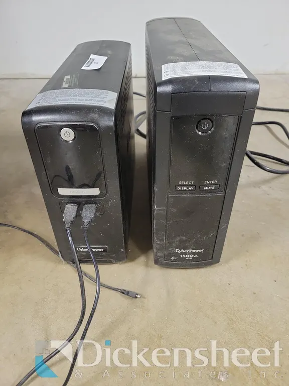 (2) CYBER-POWER UNINTERRUPTIBLE POWER SUPPLY TOWERS