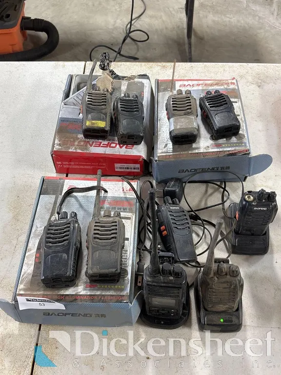 LOT OF TWO WAY RADIOS