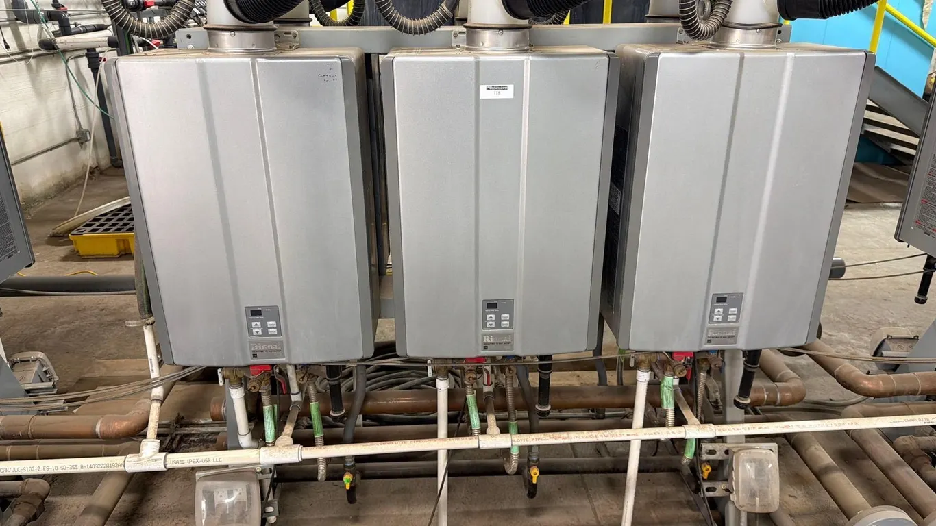 (3) RINNAI TANKLESS WATER HEATERS