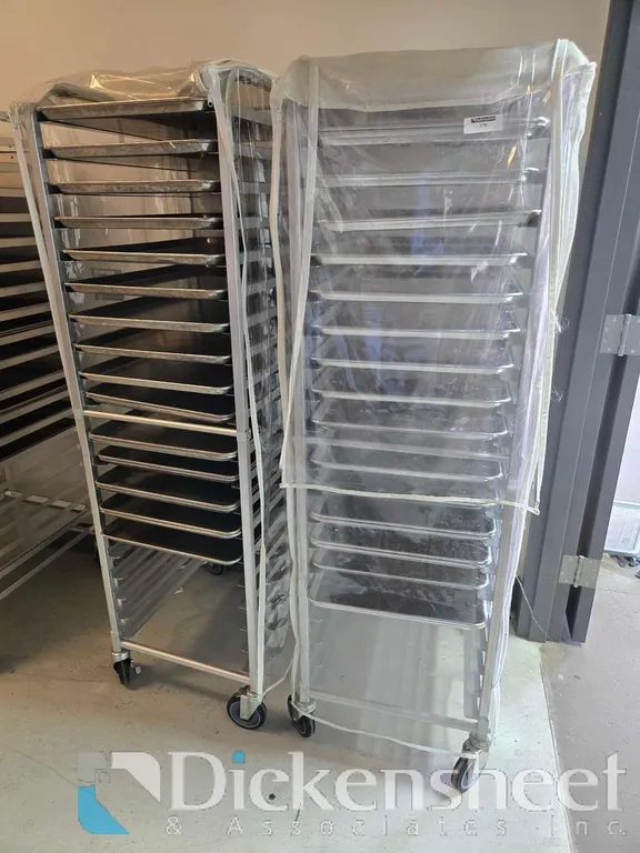 (2) SHEET PAN RACK WITH