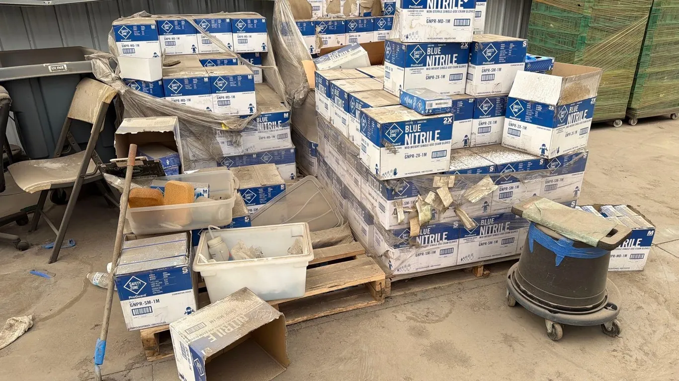 LARGE LOT RUBBER GLOVES