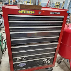 Craftsman 9 Drawer Rolling Tool cabinet, 26.5"x18"x39"