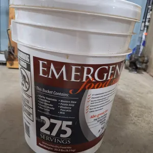 Emergency Food Supply Bucket